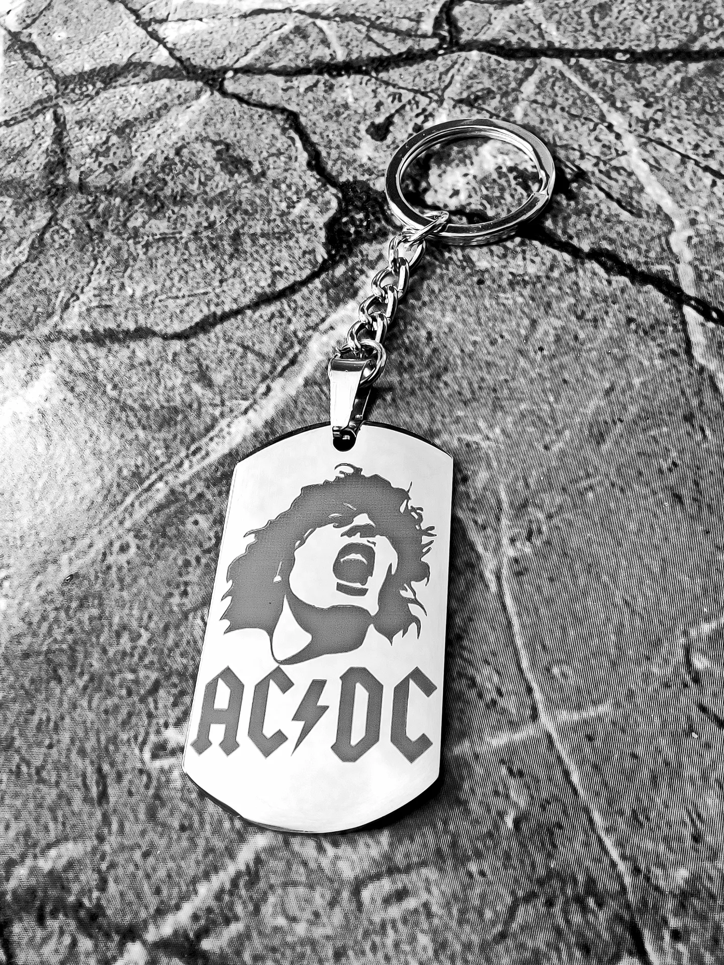 Брелок "AC/DC"  глянцевый