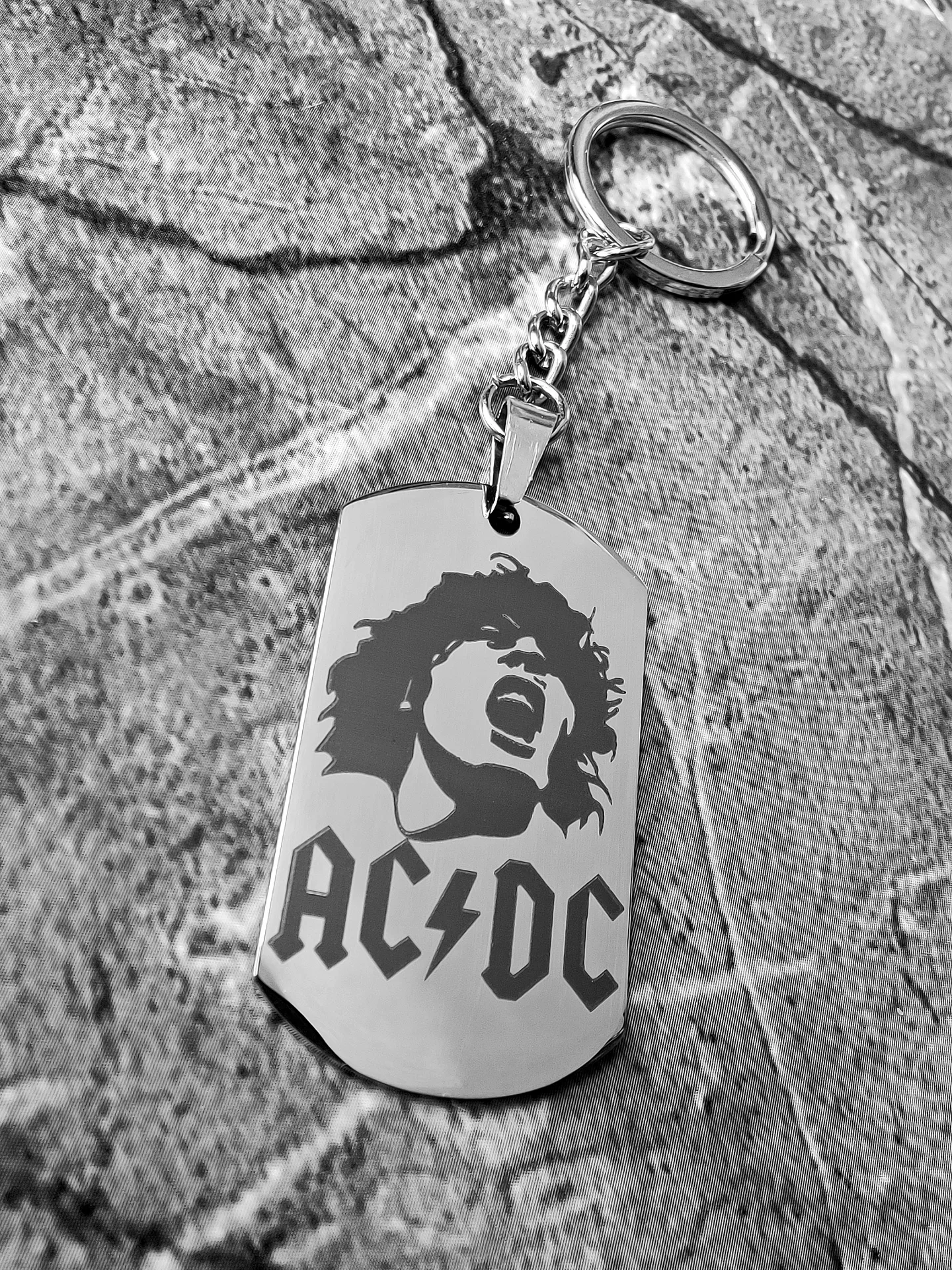 Брелок "AC/DC"  глянцевый