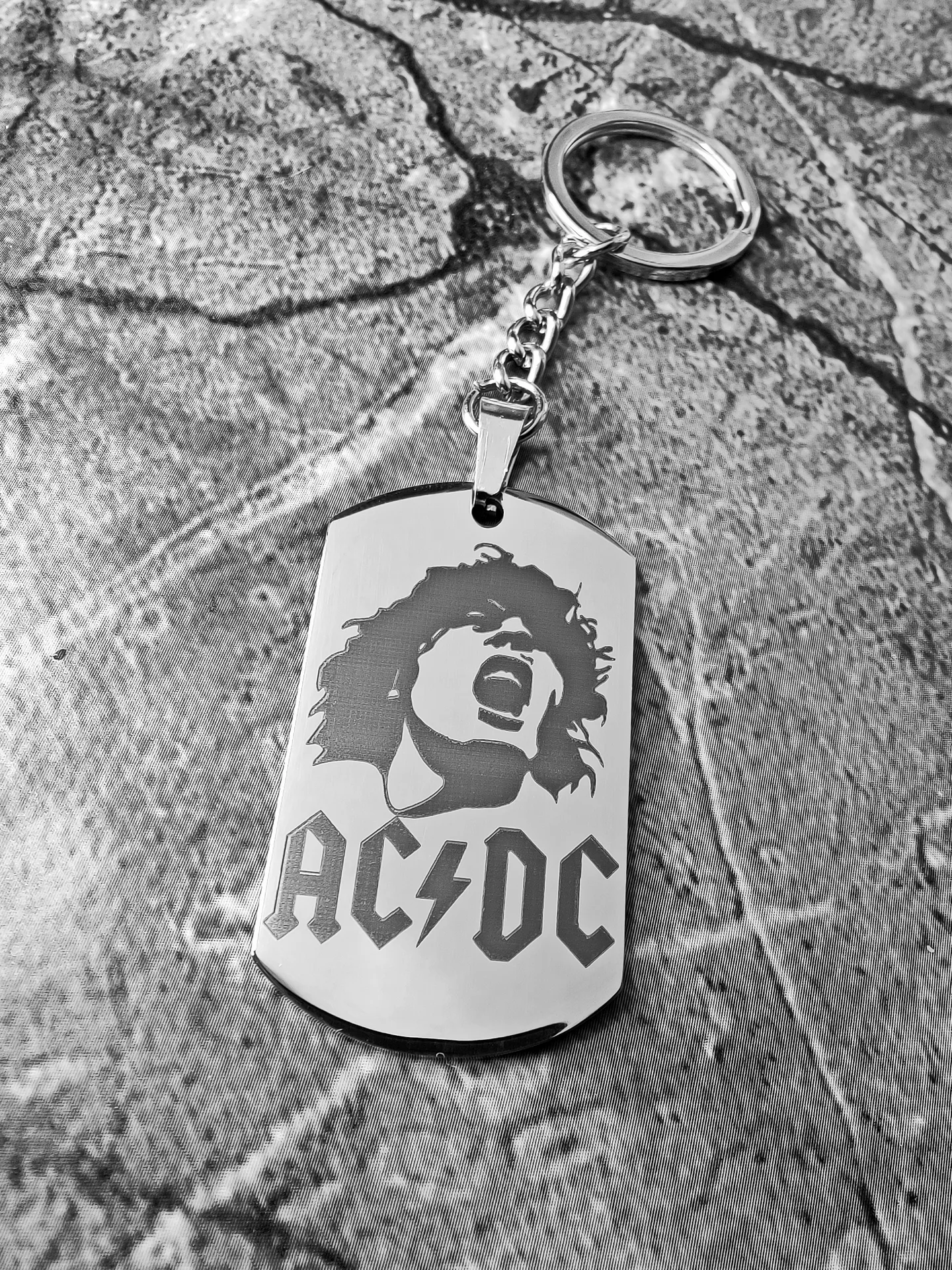 Брелок "AC/DC"  глянцевый