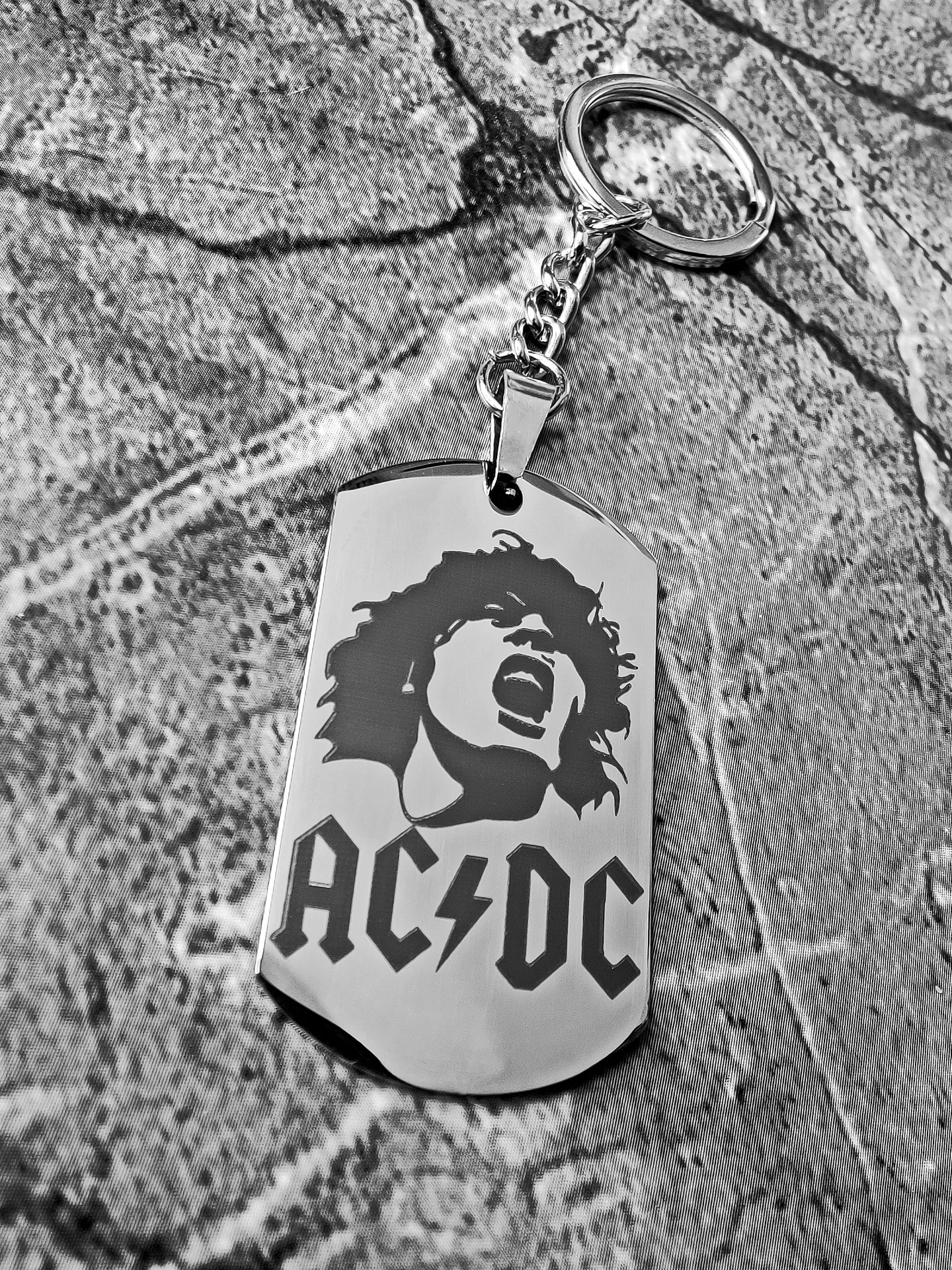 Брелок "AC/DC"  глянцевый