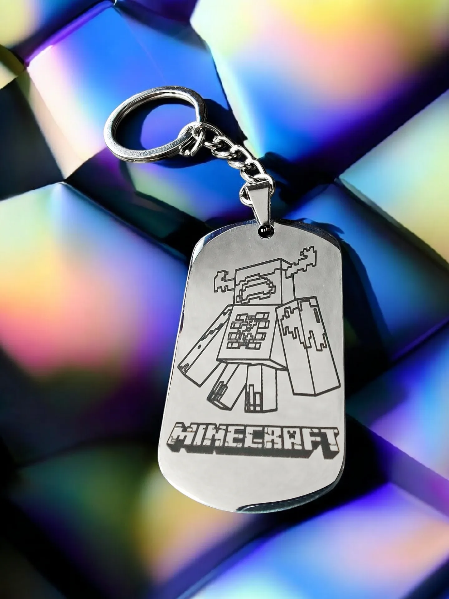Брелок "Майнкрафт Minecraft" глянцевый
