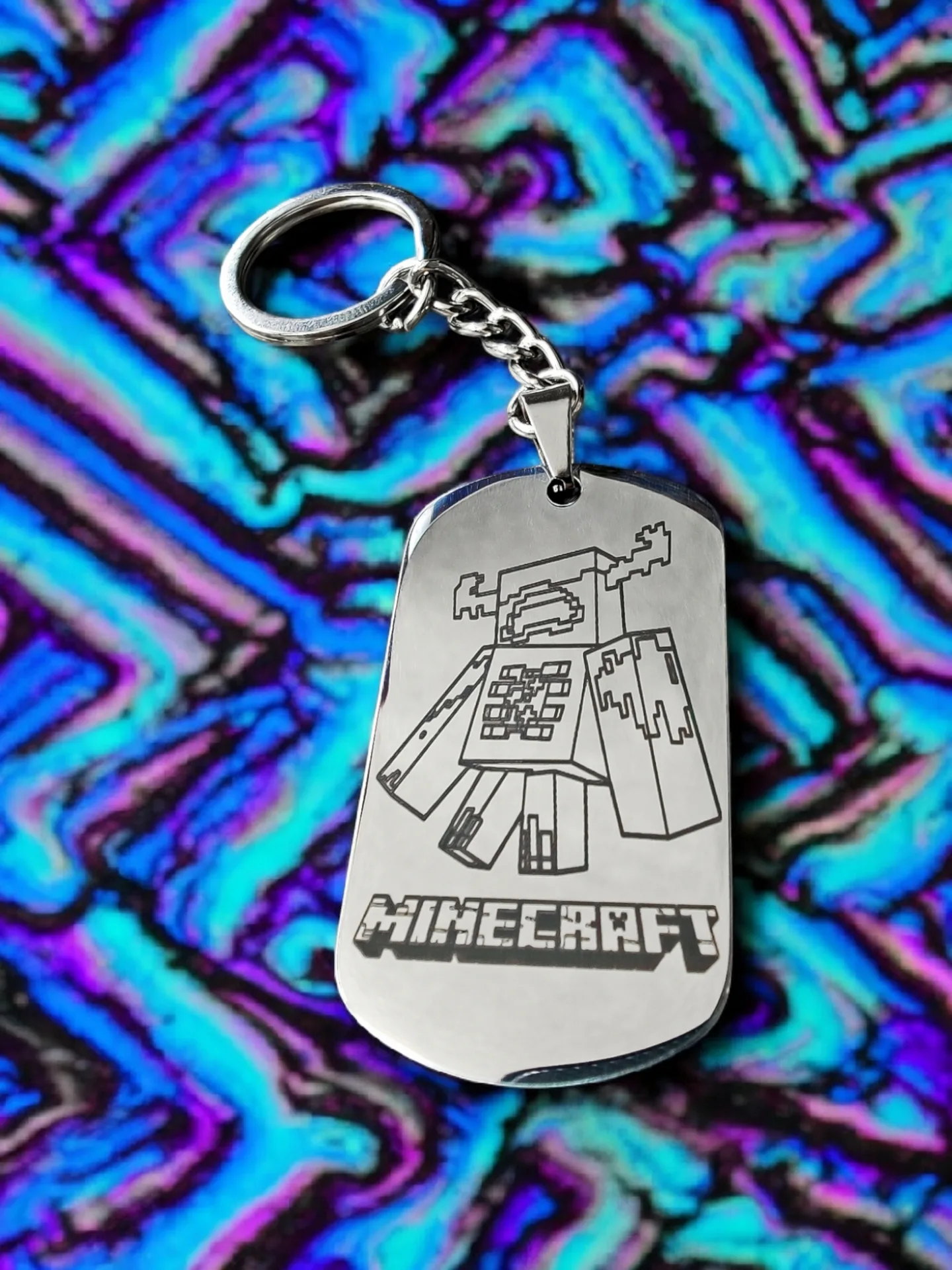 Брелок "Майнкрафт Minecraft" глянцевый