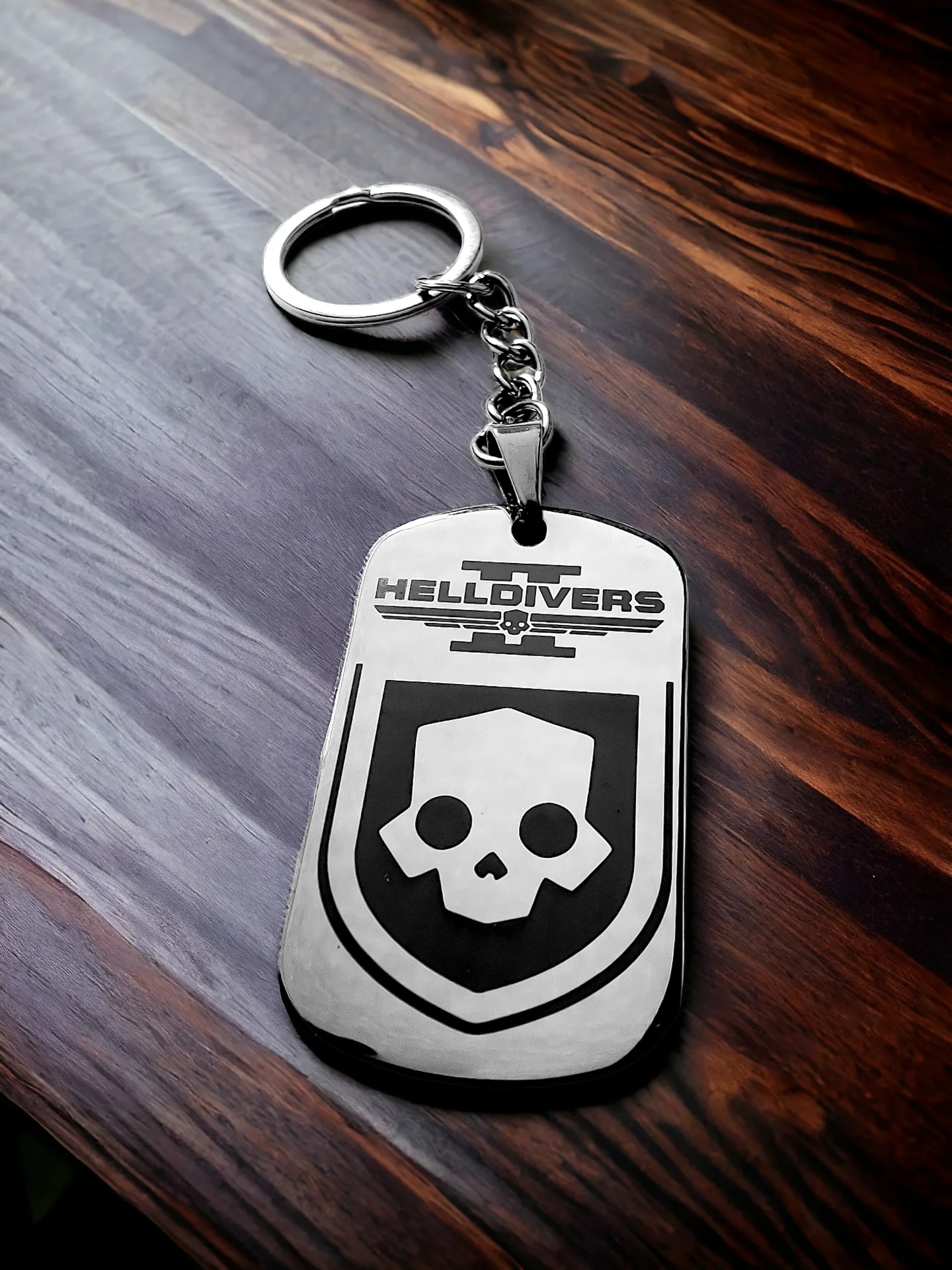 Брелок "Helldivers 2" полированный глянцевый