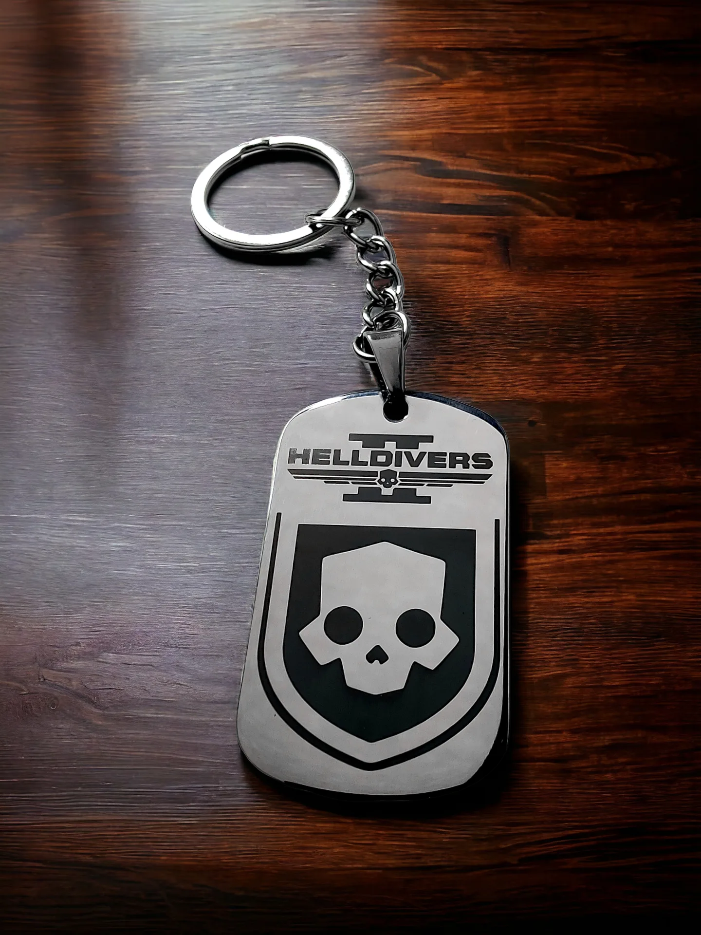 Брелок "Helldivers 2" полированный глянцевый