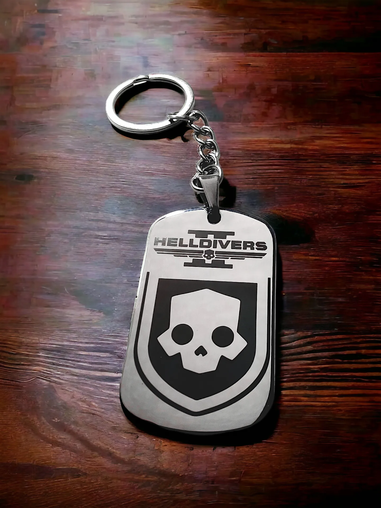 Брелок "Helldivers 2" полированный глянцевый