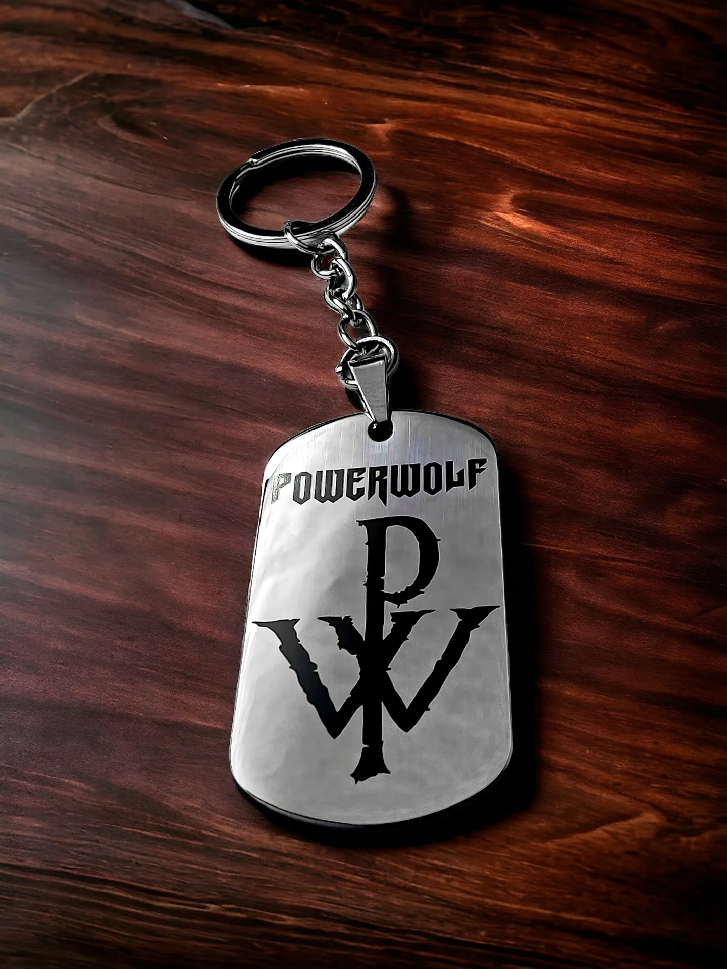 Брелок "Powerwolf"  глянцевый