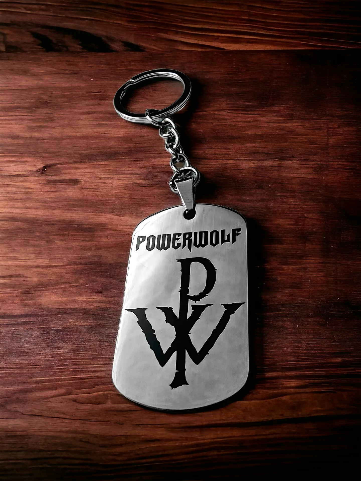 Брелок "Powerwolf"  глянцевый
