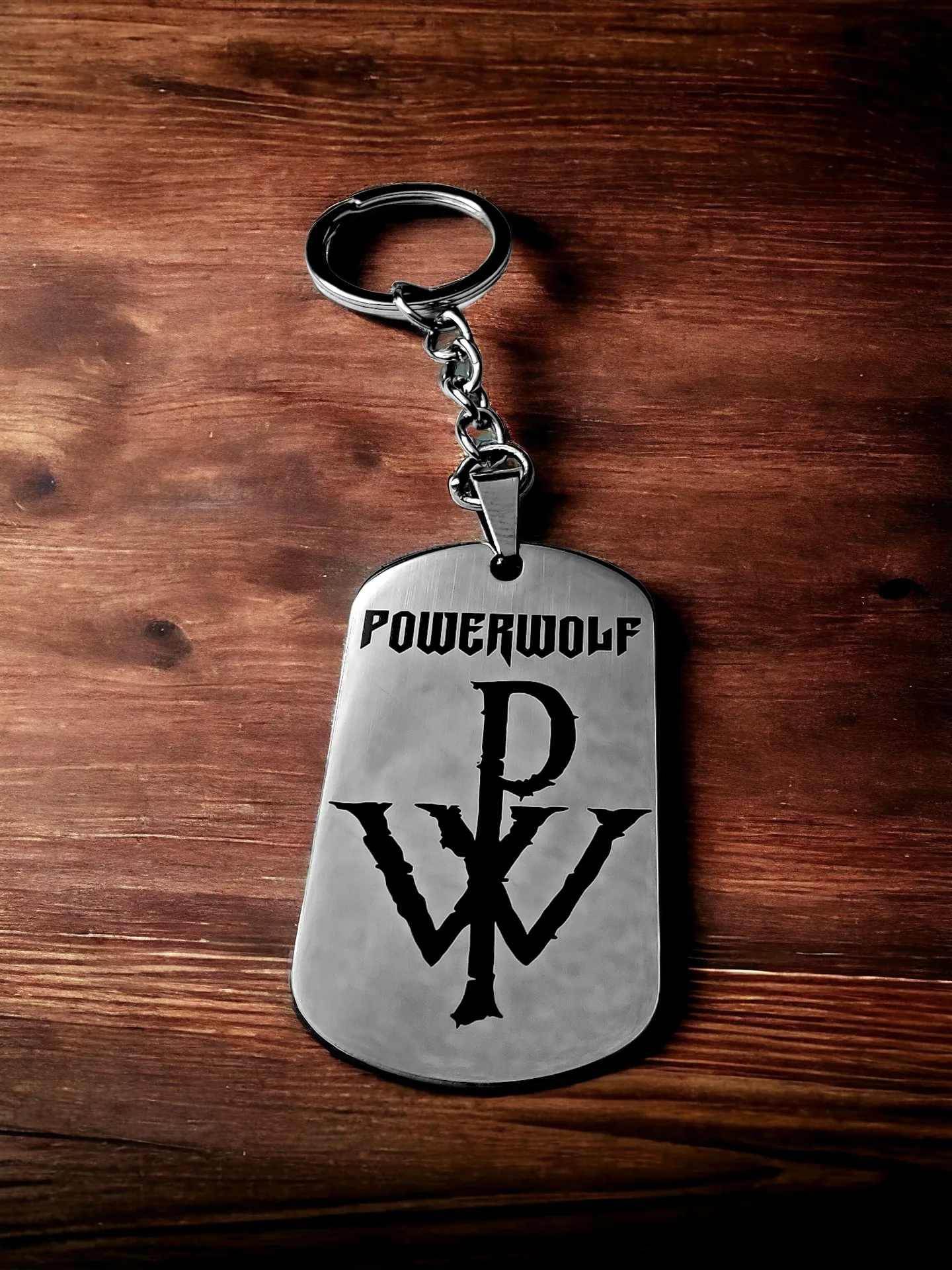 Брелок "Powerwolf"  глянцевый