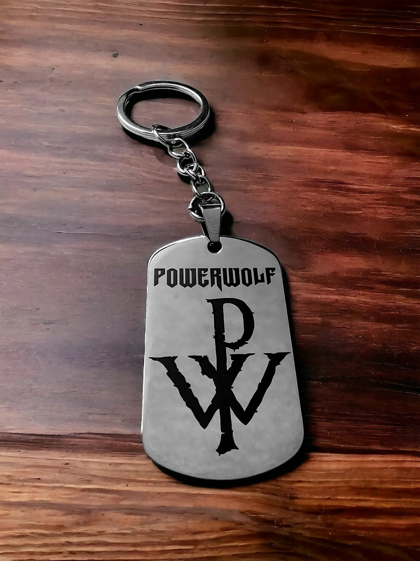 Брелок "Powerwolf"  глянцевый