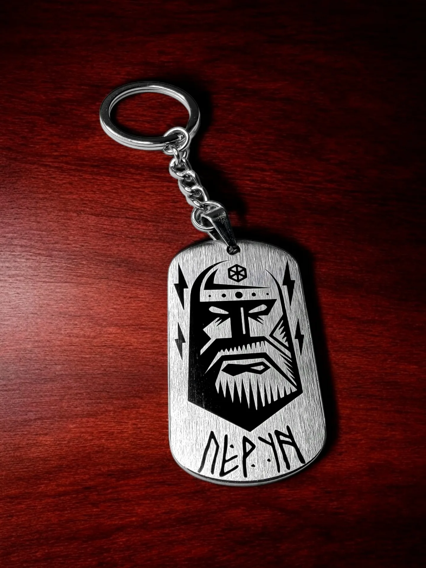 Брелок "Перун" шлифованный