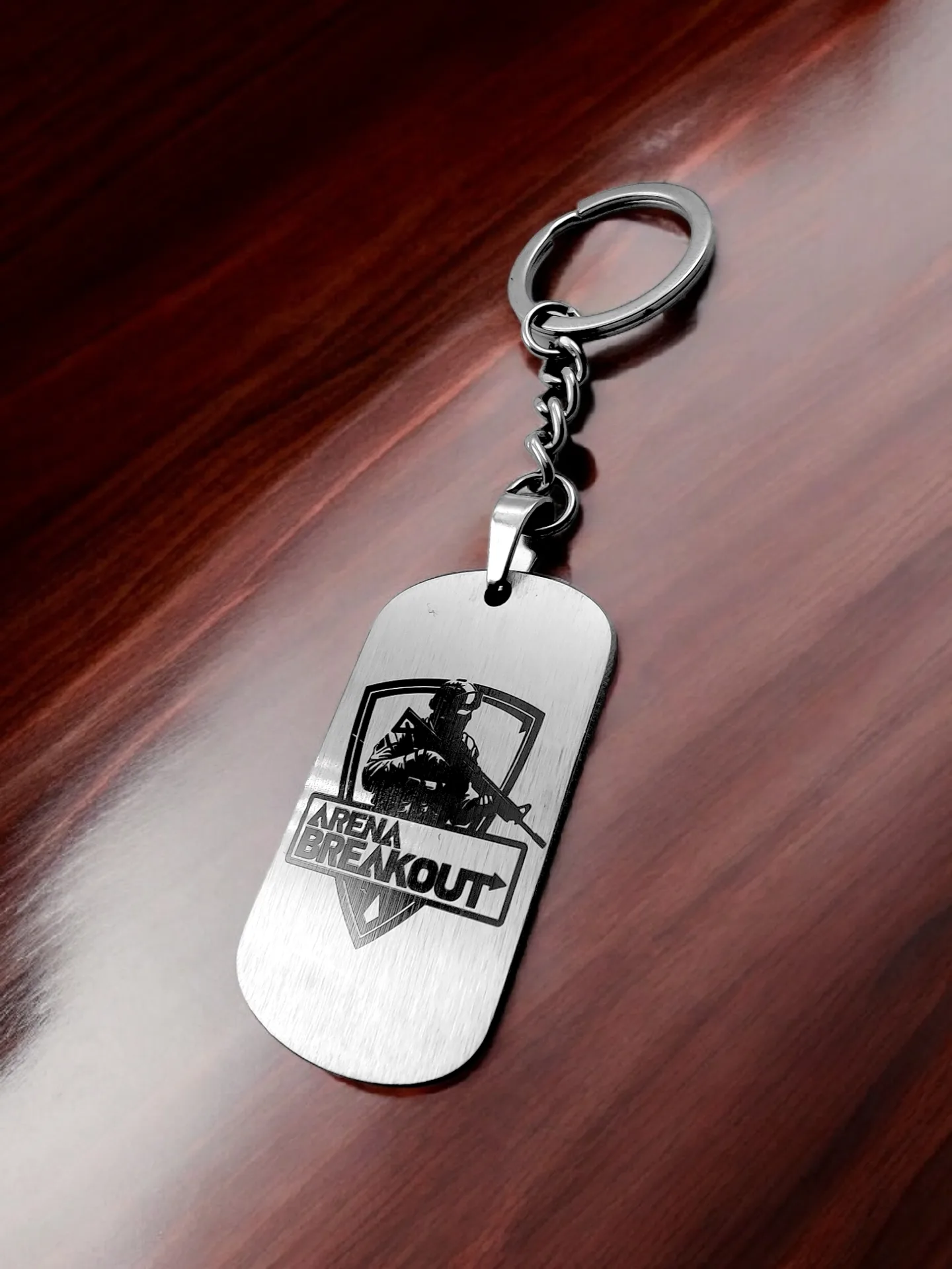 Брелок "Arena Breakout" нержавеющая сталь