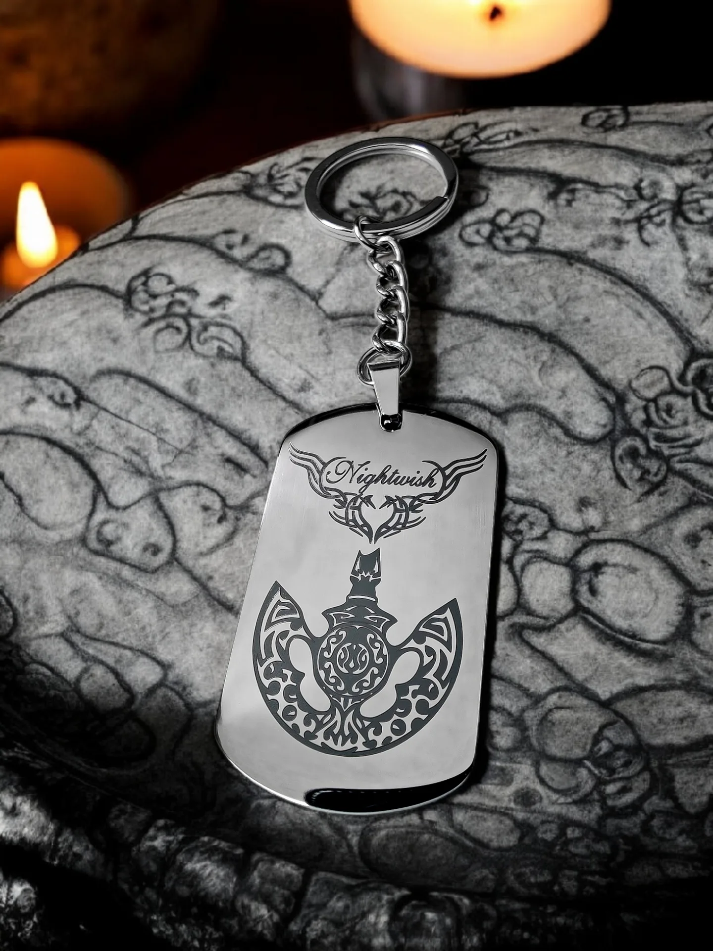 Брелок "Nightwish" полированный глянцевый