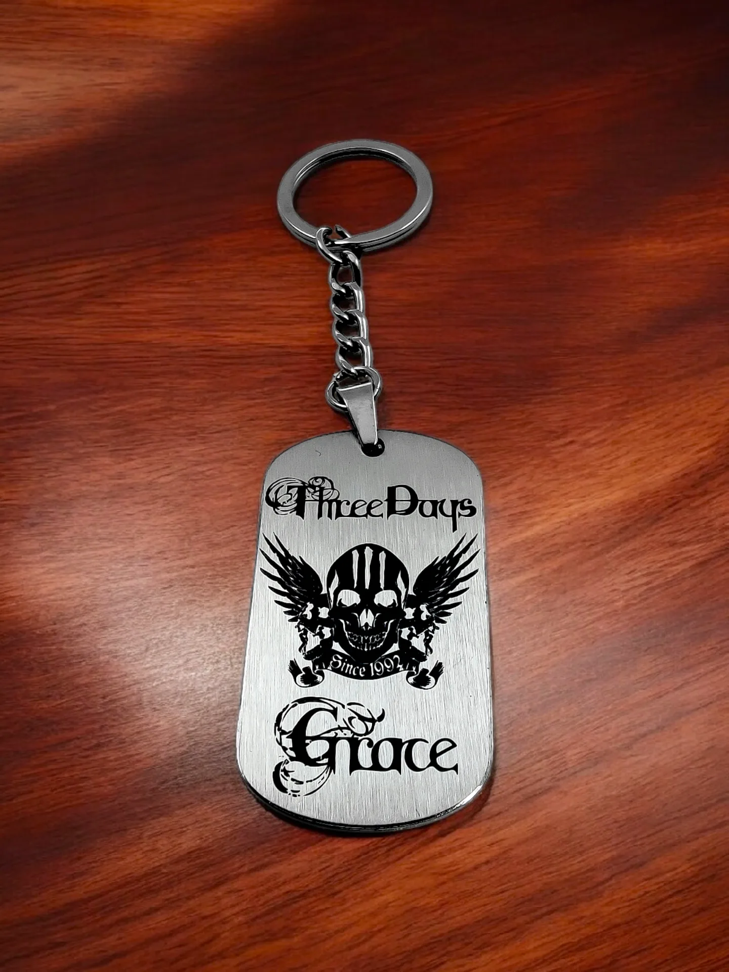 Брелок "Three Days Grace" нержавеющая сталь