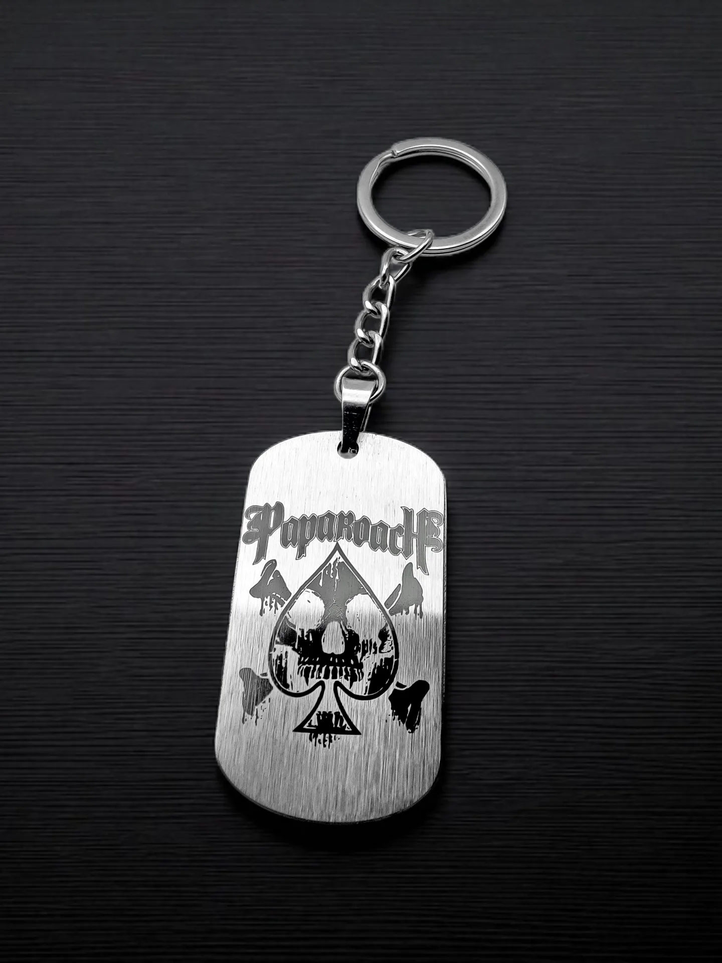 Брелок "Papa Roach" нержавеющая сталь