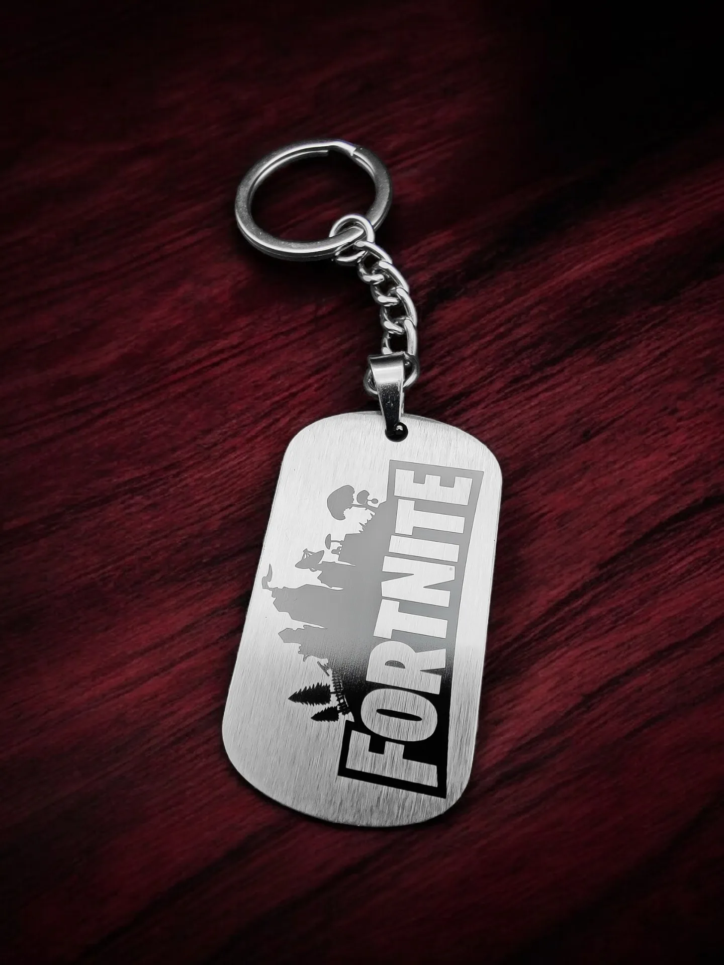 Брелок "Fortnite" нержавеющая сталь